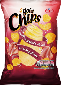 Gold Chips s okusom suhog mesa