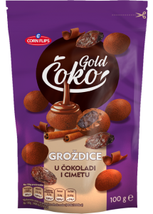 Gold Čoko grožđice u čokoladi i cimetu