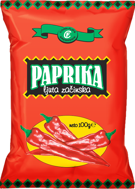 Corn Flips ljuta paprika