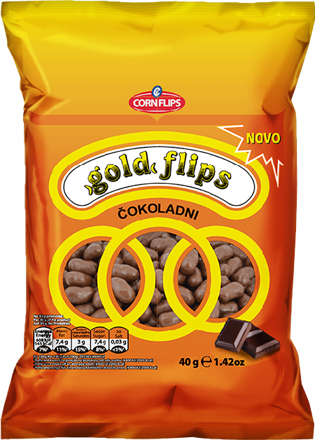 Gold Flips Čokoladni